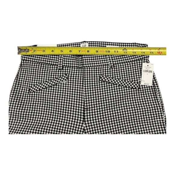 GAP Mid Rise gingham skinny ankle‎ pants size 04 NWT Retail $59.95 - Picture 8 of 15